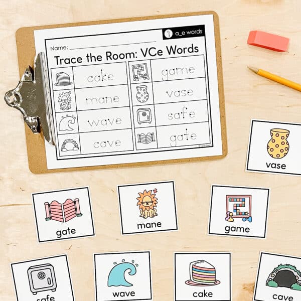 Write the Room VCe Words 1 Write the Room VCe Words 1