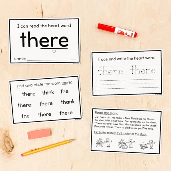 heart word mini books set 5 heart word mini books set 5