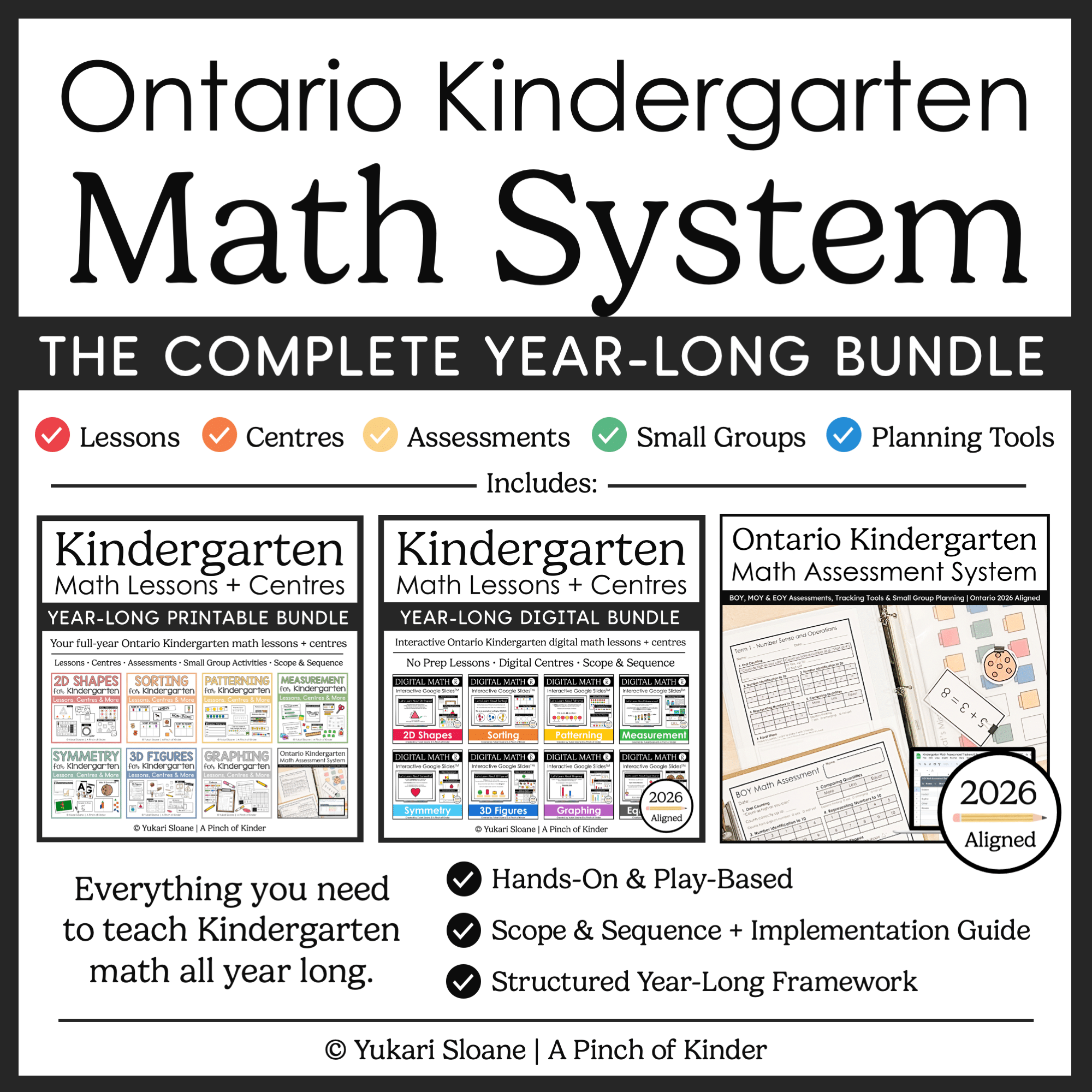 Ontario Kindergarten Math System Cover